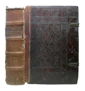 INCUNABULA  BIBLE IN LATIN.  [Biblia cum Postillis Nicolai de Lyra.] Vol. 4 (of 4). 1492. Lacks last 6 leaves (De perfidia Judaeorum).